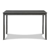 AMY 60" COUNTER TABLE+CHAIRS W/STG (5 PCS) -GRAY