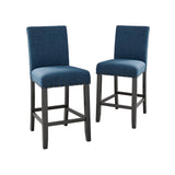 CRISPIN MARINE BLUE COUNTER CHAIR- (2/Ctn)