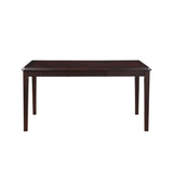 GIA 60" DINING TABLE+CHAIRS (5 PCS/CTN) -EBONY