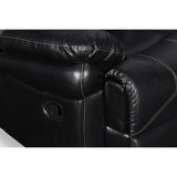 FLYNN CONSOLE LOVESEAT W/ READING LIGHT- BLACK