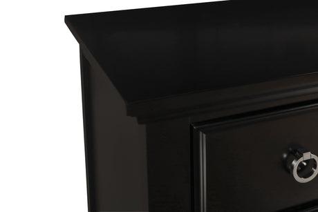 TAMARACK CHEST- BLACK - galleria furniture outlet