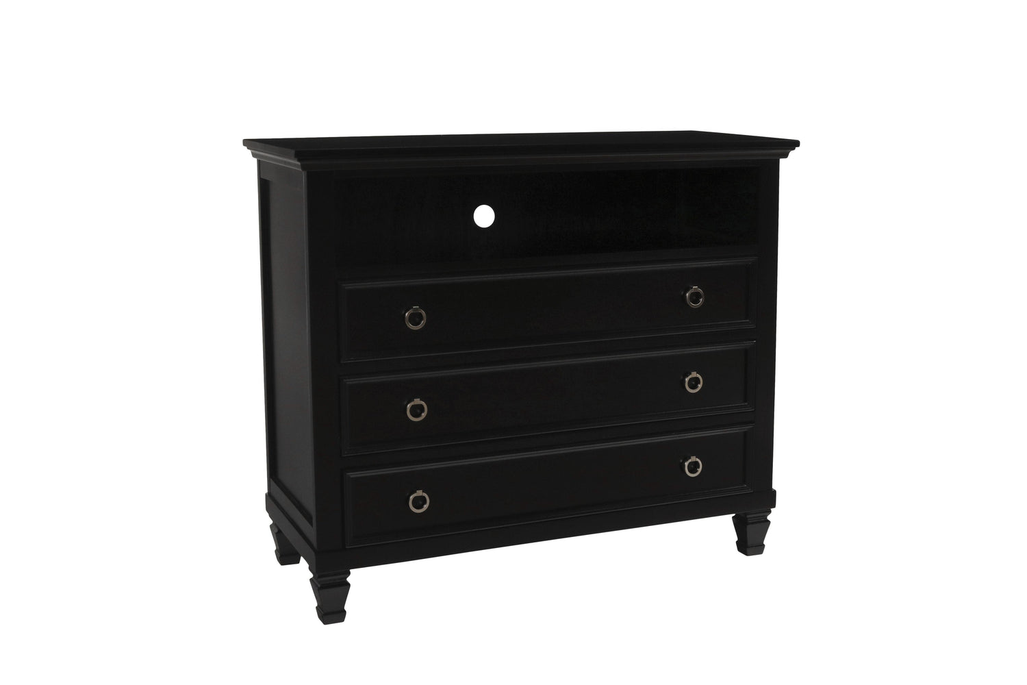 TAMARACK MEDIA CHEST- BLACK