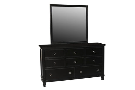 TAMARACK DRESSER- BLACK - galleria furniture outlet