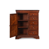 VERSAILLES DOOR CHEST- BORDEAUX