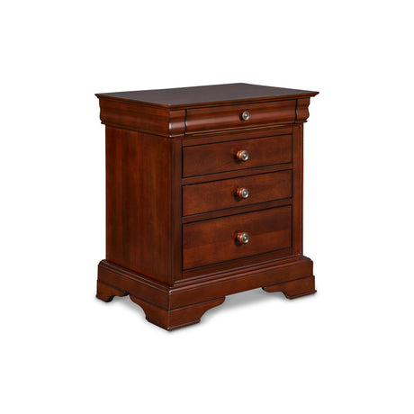 VERSAILLES NIGHTSTAND- BORDEAUX - galleria furniture outlet