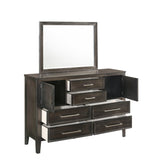 ANDOVER MIRROR-NUTMEG - galleria furniture outlet