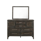 ANDOVER MIRROR-NUTMEG