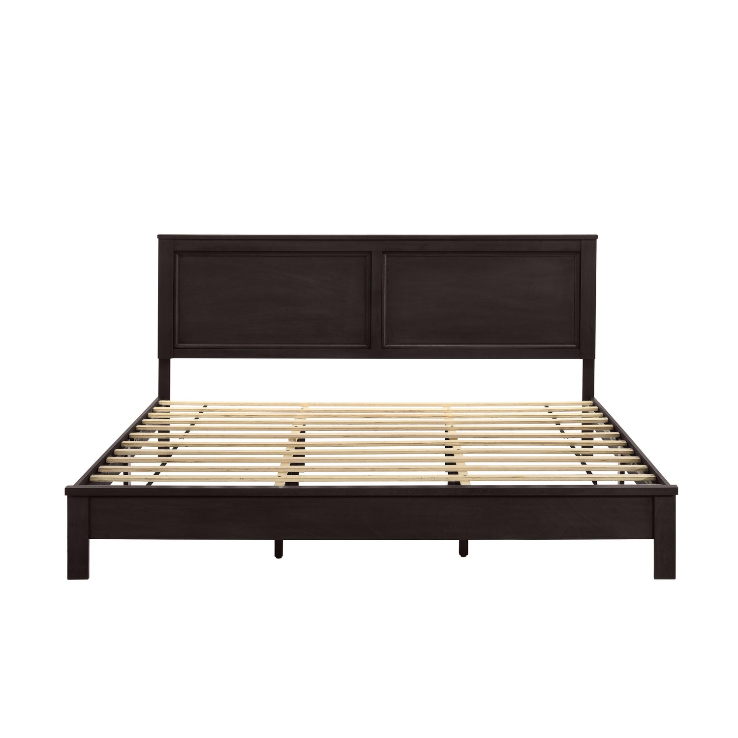 ARIES 6/6 EK PANEL BED-HB/FB/RAILS-MERLOT