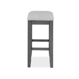 BELLA COUNTER TABLE & 2 STOOLS-GRAY
