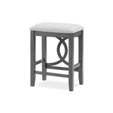 BELLA COUNTER TABLE & 2 STOOLS-GRAY