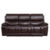 CICERO SOFA W/ PWR FR & HR -BROWN