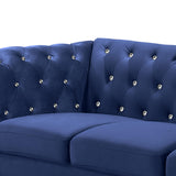 EMMA CRYSTAL SOFA-ROYAL BLUE
