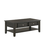 EVANDER COFFEE TABLE WITH DRAWER-ESPRESSO