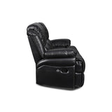 FLYNN SOFA W/BASE LIGHTING-BLACK