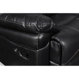 FLYNN SOFA W/BASE LIGHTING-BLACK