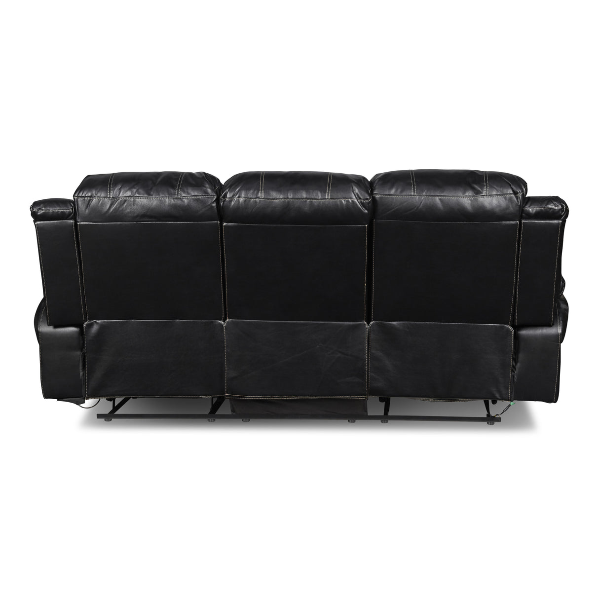 FLYNN SOFA W/BASE LIGHTING-BLACK