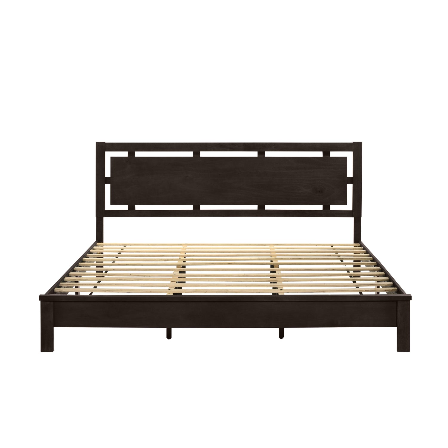 GEMINI Queen Q PANEL BED-HB/FB/RAILS-MERLOT