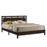 GEMINI 6/6 EK PANEL BED-HB/FB/RAILS-MERLOT