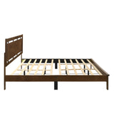 GEMINI 5/0 Q PANEL BED-HB/FB/RAILS-NATURAL