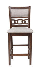 GIA 42" COUNTER DROP LEAF TABLE W/2 CHAIRS-CHERRY