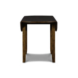 GIA 42" DINING DROP LEAF TABLE W/2 CHAIRS-BROWN