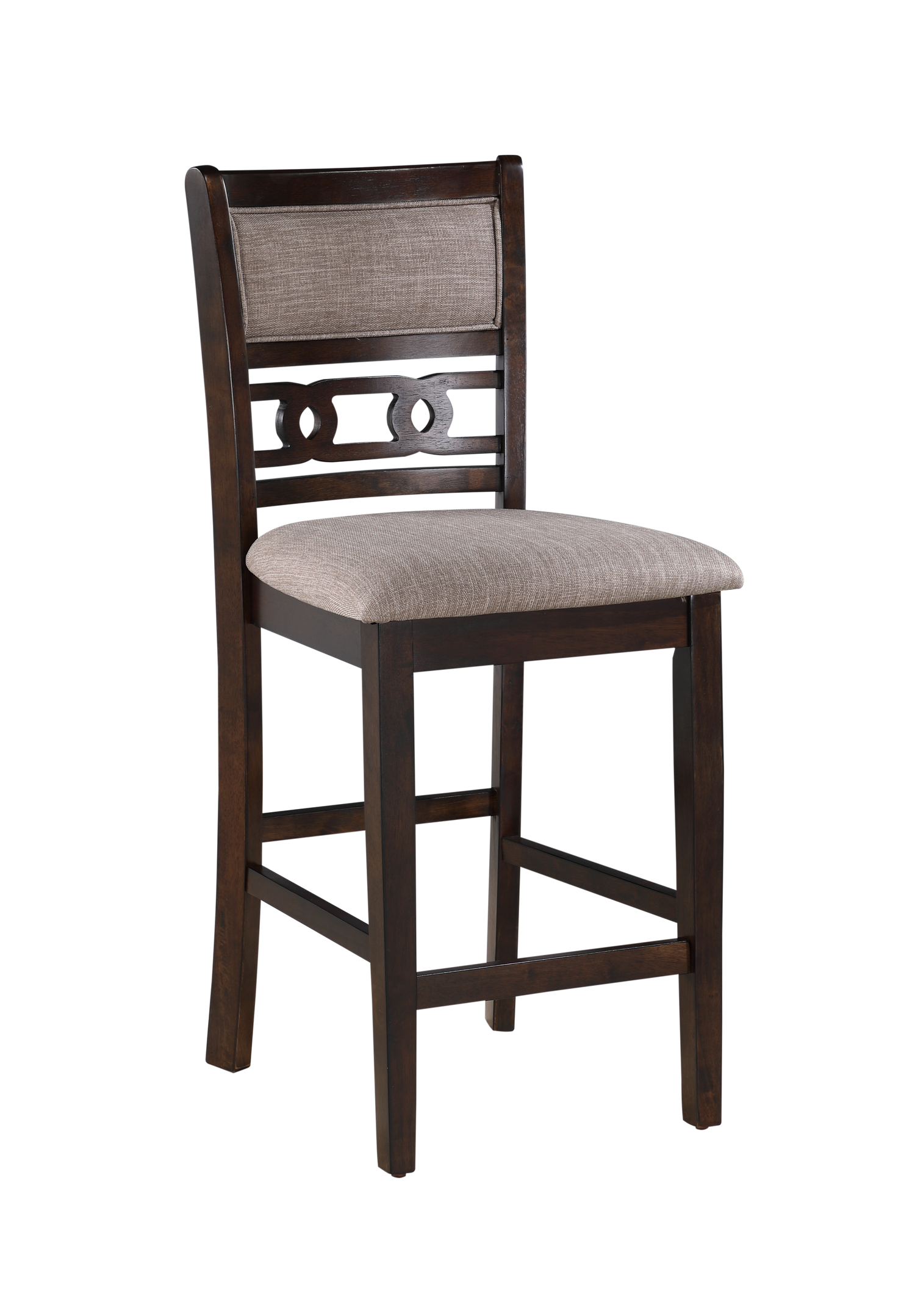 Gia 5 Pc 42" Square Counter Table & 4 Chairs-Cherry