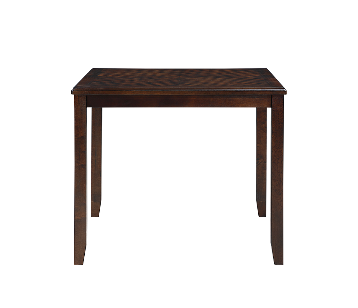 GIA 5PC 42" SQUARE COUNTER TABLE & 4 CHAIRS-CHERRY