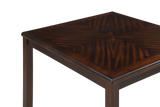 GIA 5PC 42" SQUARE COUNTER TABLE & 4 CHAIRS-CHERRY