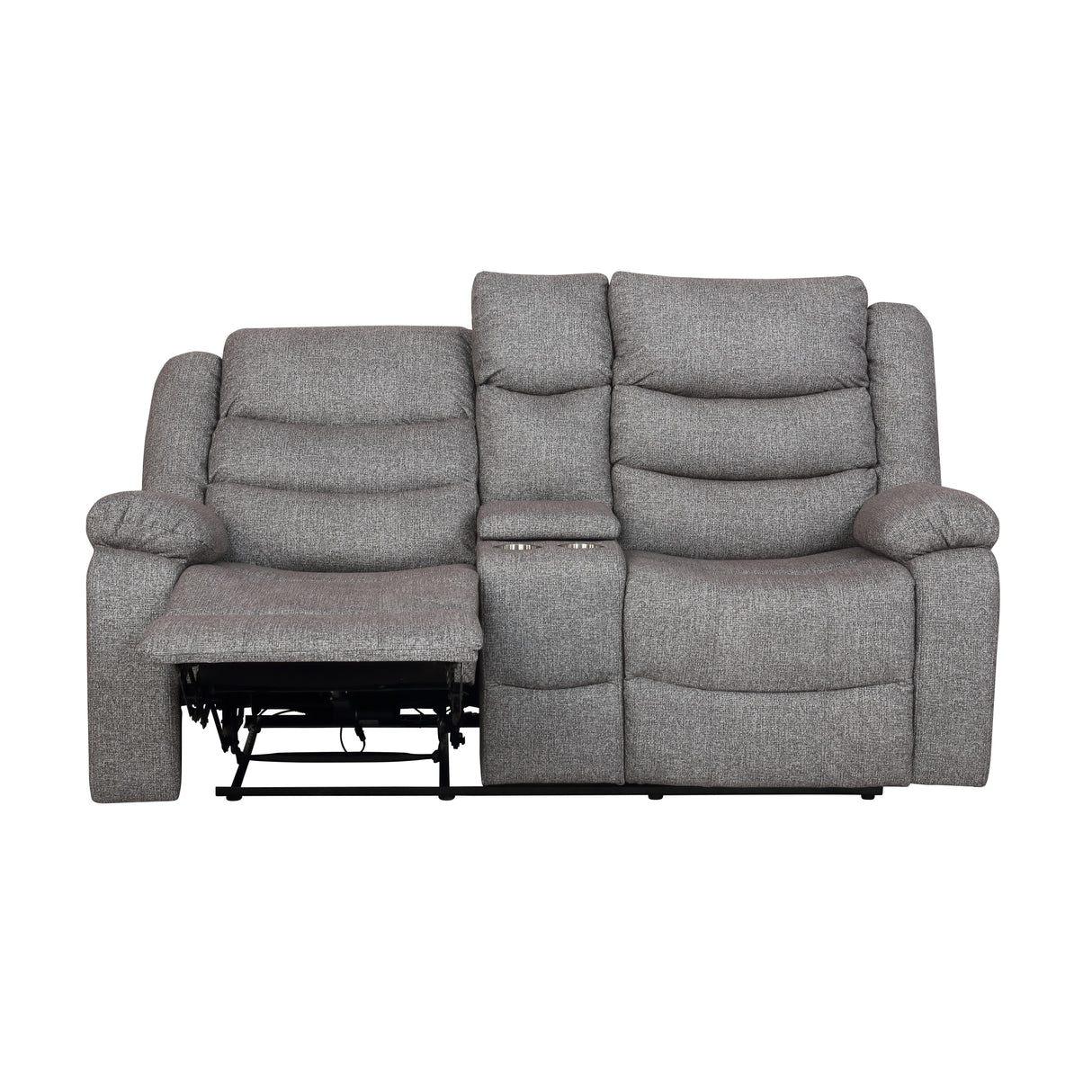 GRANADA CONSOLE LOVESEAT W/PWR FR-GRAY