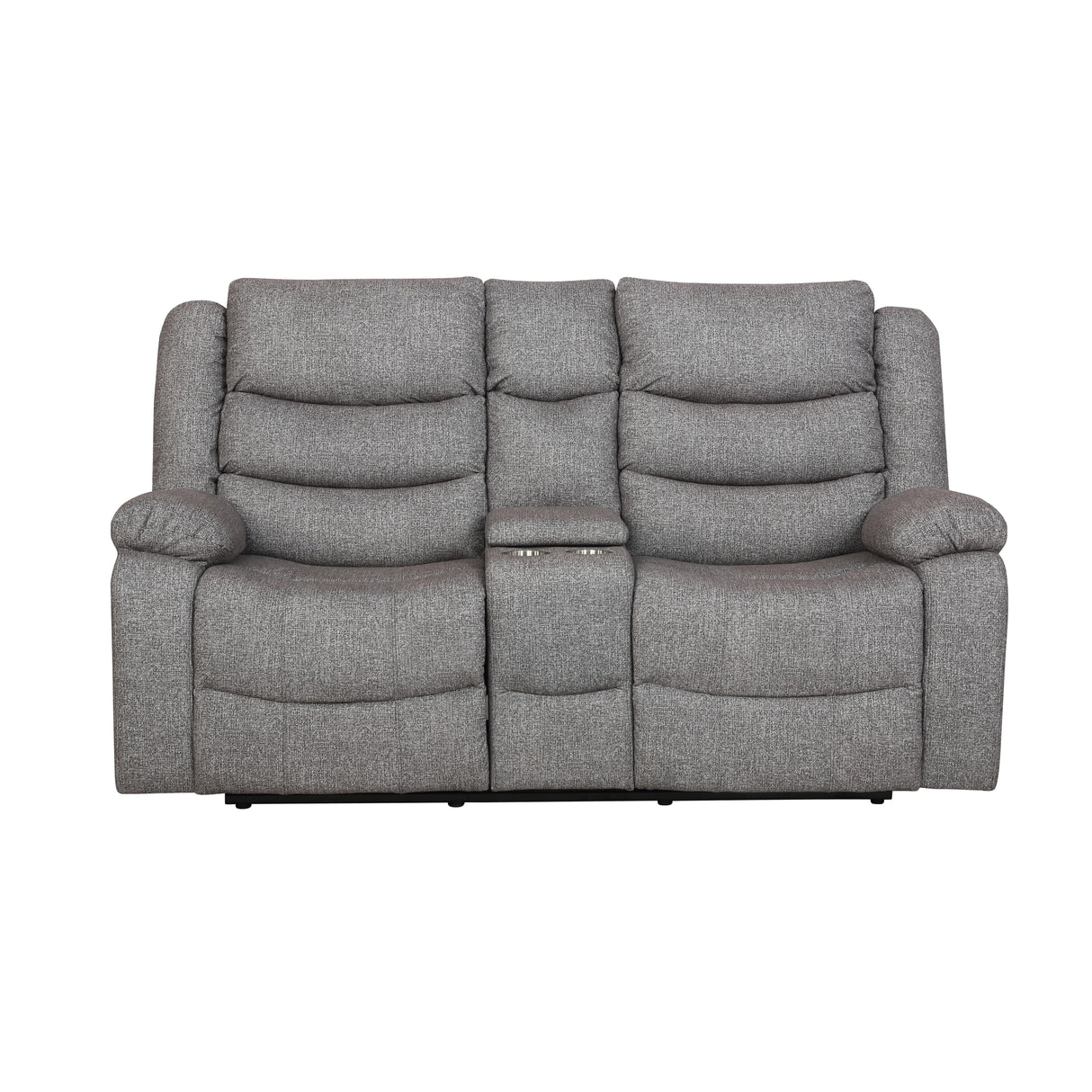 GRANADA CONSOLE LOVESEAT W/PWR FR-GRAY