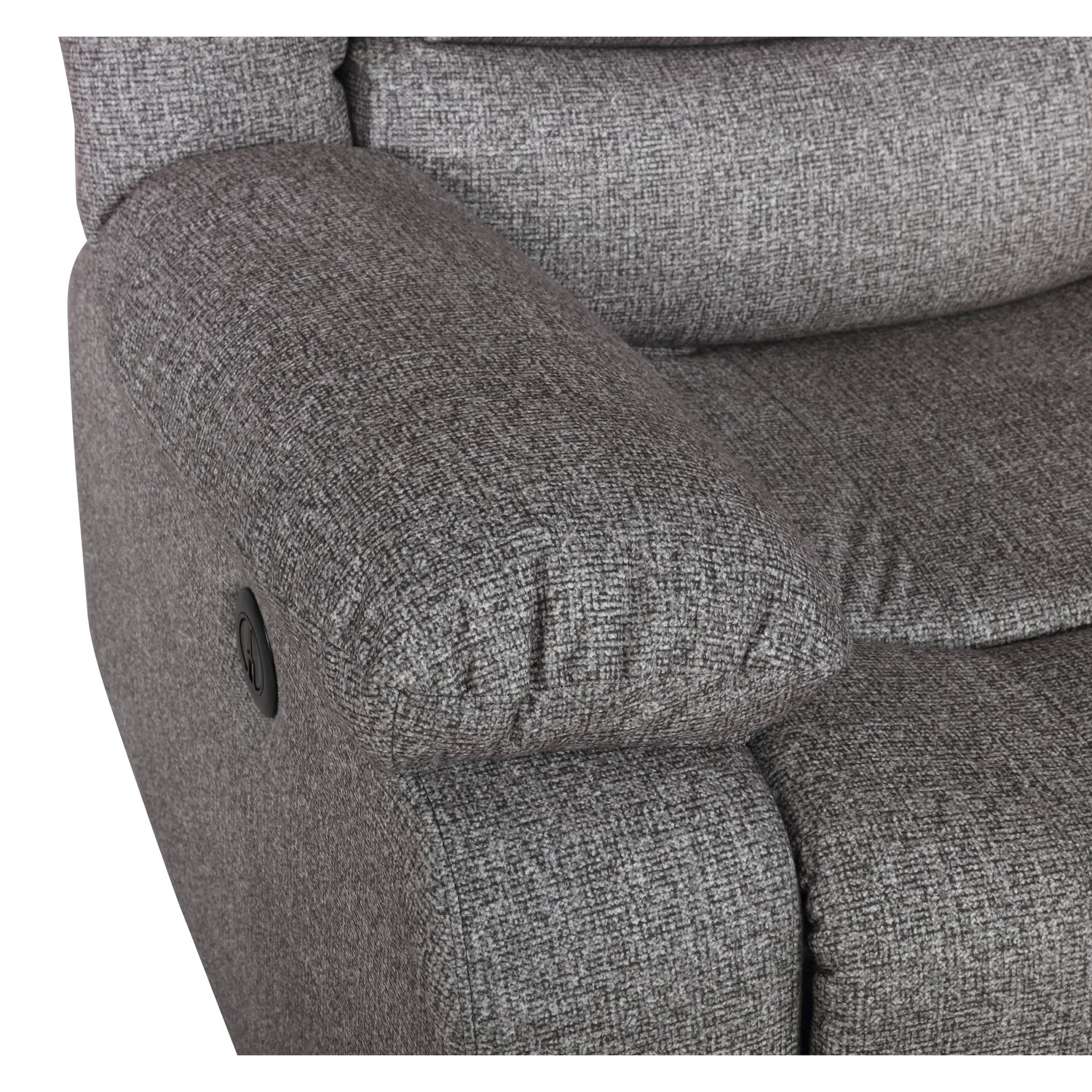 GRANADA CONSOLE LOVESEAT W/PWR FR-GRAY