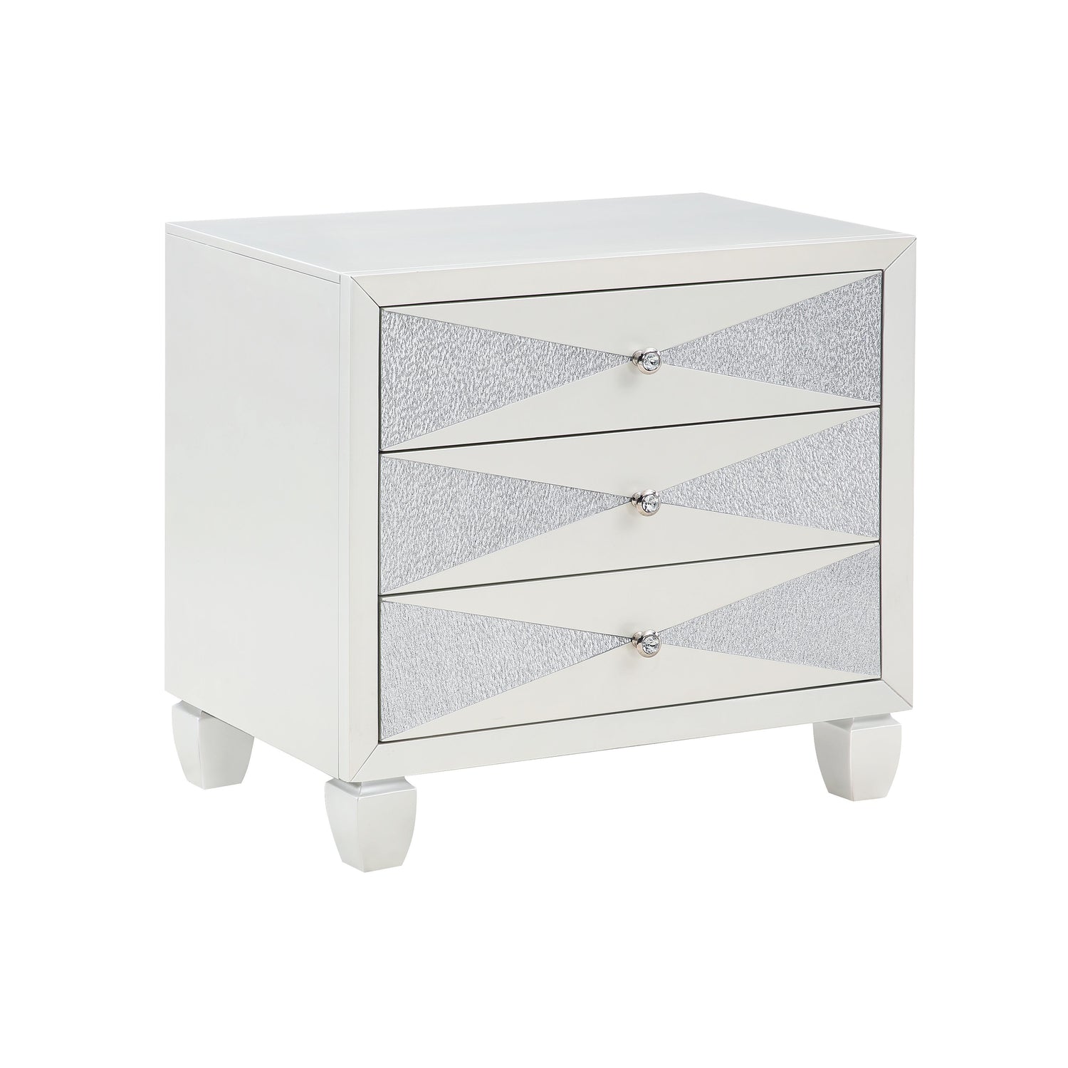 HARLEQUIN NIGHTSTAND-PLATINUM