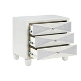 HARLEQUIN NIGHTSTAND-PLATINUM
