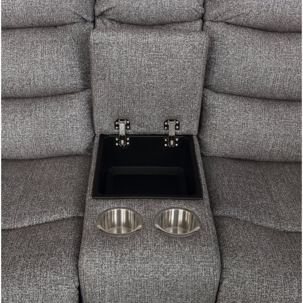 GRANADA CONSOLE LOVESEAT W/PWR FR-GRAY