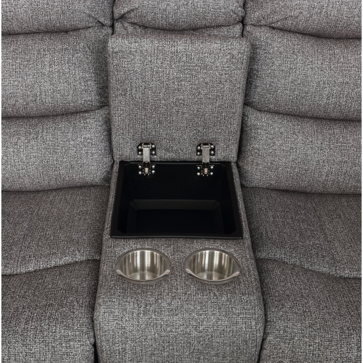 GRANADA CONSOLE LOVESEAT W/PWR FR-GRAY