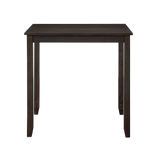 HESTON 36" STORAGE COUNTER TABLE SET W/2 CHAIRS-CHERRY