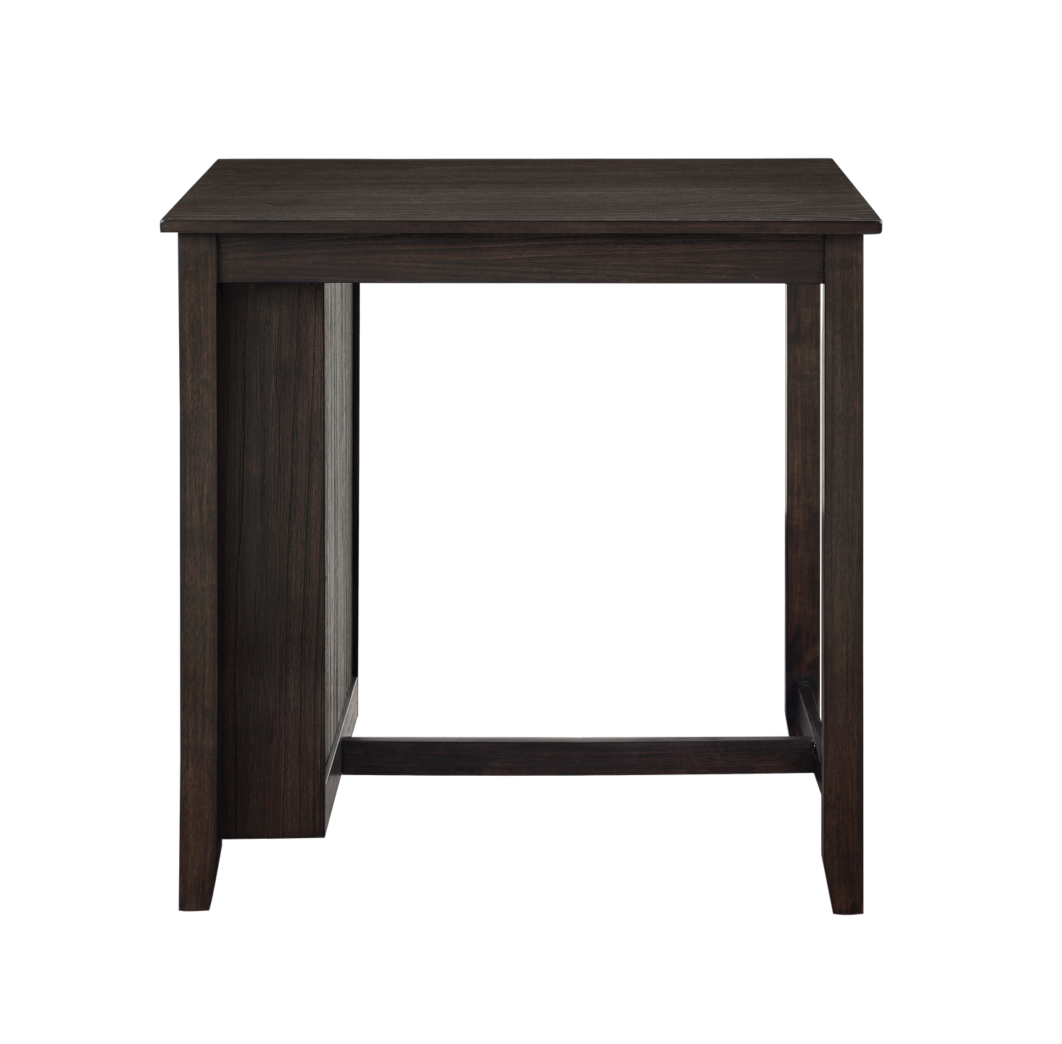 HESTON 36" STORAGE COUNTER TABLE SET W/2 CHAIRS-CHERRY