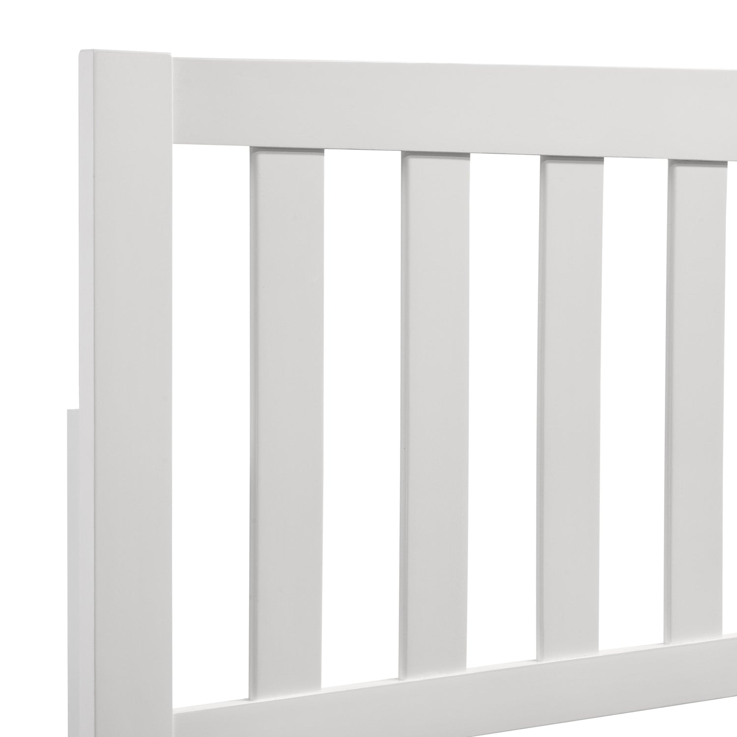 LEO 5/0 Q SLAT BED-HB/FB/RAILS-WHITE