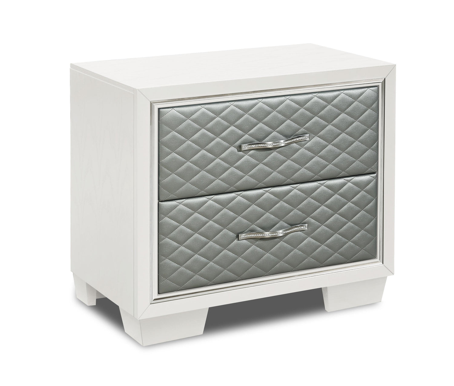 LUXOR NIGHTSTAND-WHITE