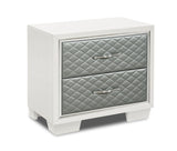 LUXOR NIGHTSTAND-WHITE