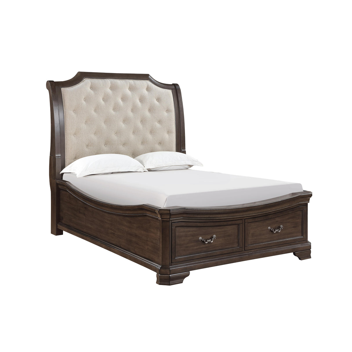 LYNDHURST 6''6" / 6''0" K STG FOOTBOARD & SLATS- WALNUT