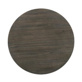 MAISIE ROUND TABLE-WHITE/BROWN