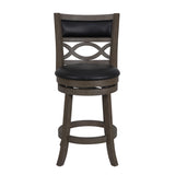 MANCHESTER 24" COUNTER STOOL-ANT GRAY W/PU SEAT
