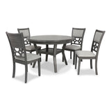 MITCHELL 5 PC DINING SET-GRAY