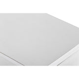 NOAH END TABLE WITH DRAWER-WHITE