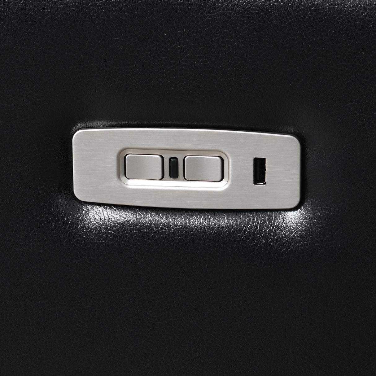 ORION SOFA W/ PWR FR & HR-BLACK