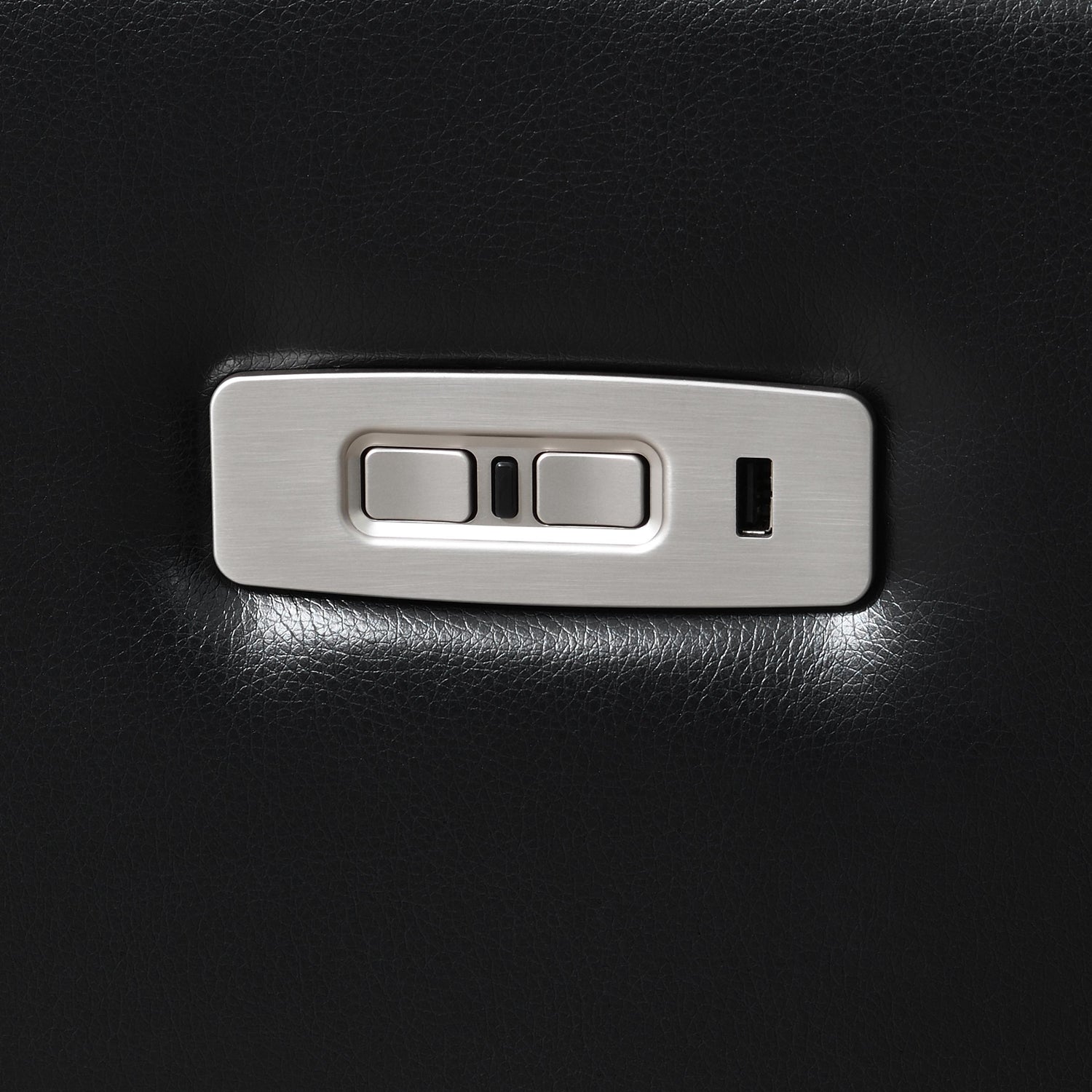 ORION SOFA W/ PWR FR & HR-BLACK