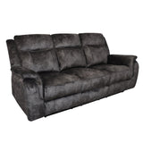 PARK CITY SOFA W/DUAL RECLINER-SLATE