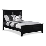 TAMARACK Eastern King-California King EK/WK HEADBOARD, FOOTBOARD & SLATS- BLACK