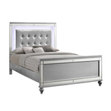 VALENTINO Eastern King-California King K FOOTBOARD & SLATS-SILVER